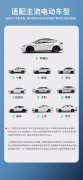 新能源汽车家用充电桩比亚迪7KW交流快充适用特斯拉七孔充电枪